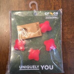 Uniquely You Crocs Jibbitz Charms Cornhole 5 Pack Corn Toss Beanbag Toss NWT